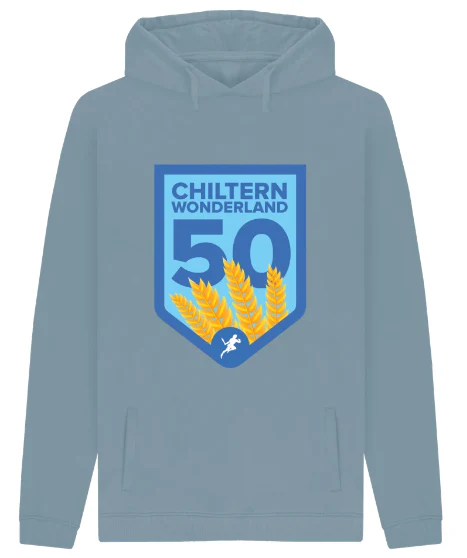 Centurion Running Chiltern Wonderland 50 | CW50 Hoodie Light Blue - Image 6