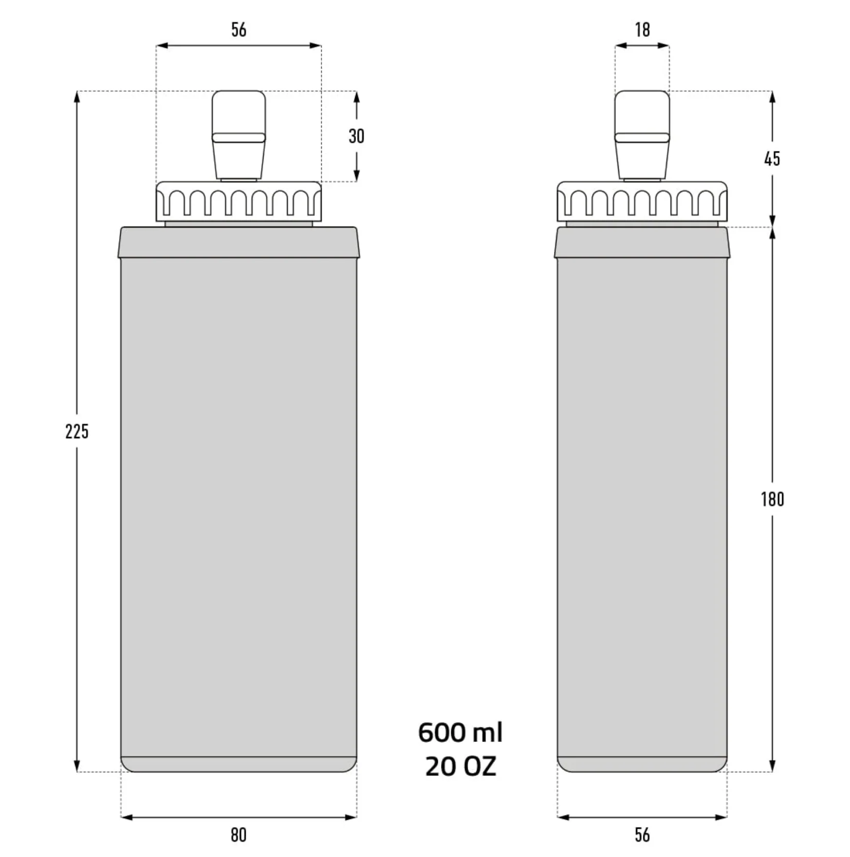 Instinct Hydracell Soft Flask 600ml - Image 3