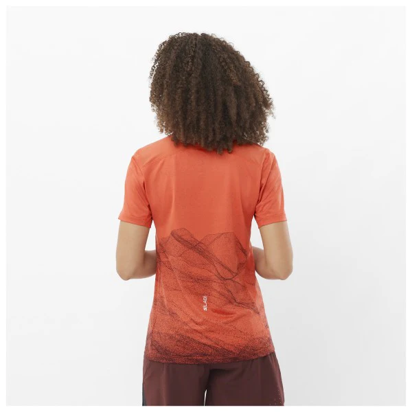 Salomon S/Lab Ultra Tee Womens SS25 Burnt Sienna - Image 4