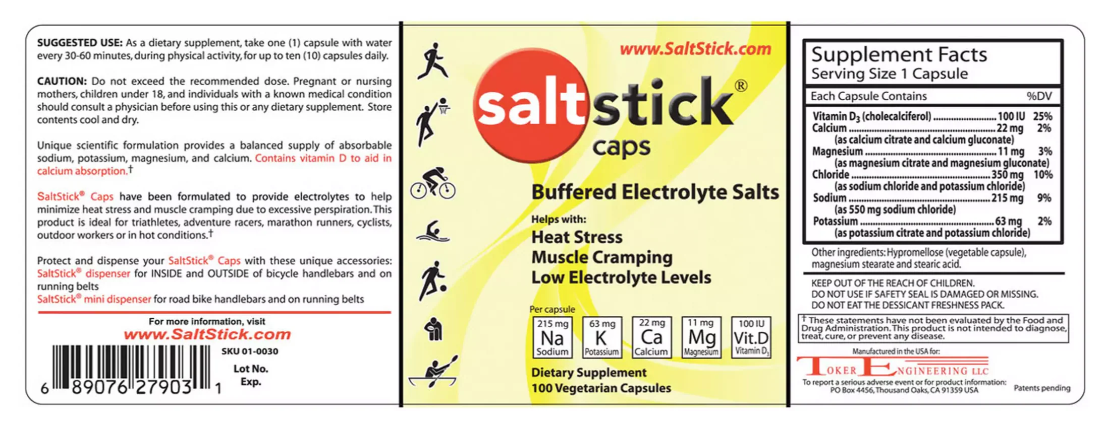 Salt Stick Caps - 100 Caps - Image 3